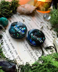 Affirmation earrings