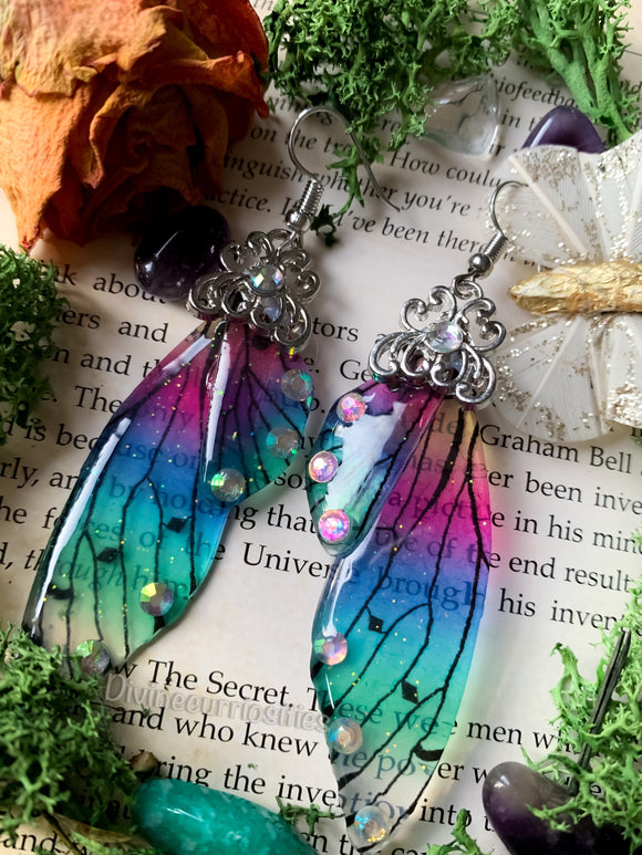 Fairy wing earrings