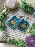 The witch the moon & owl earrings