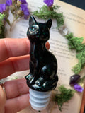 Lucky Black Cat wine stopper