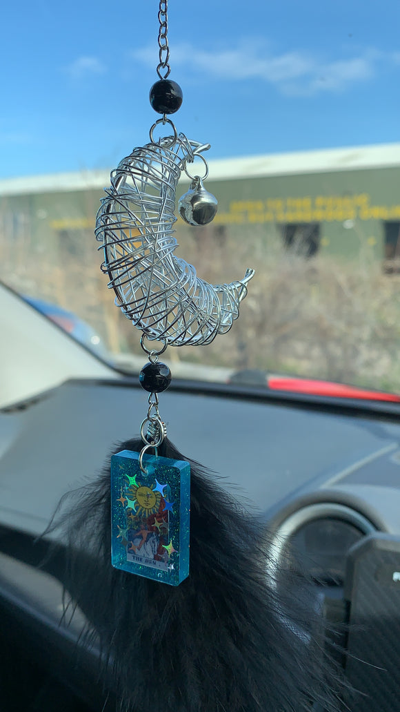 Moon wired Car charm