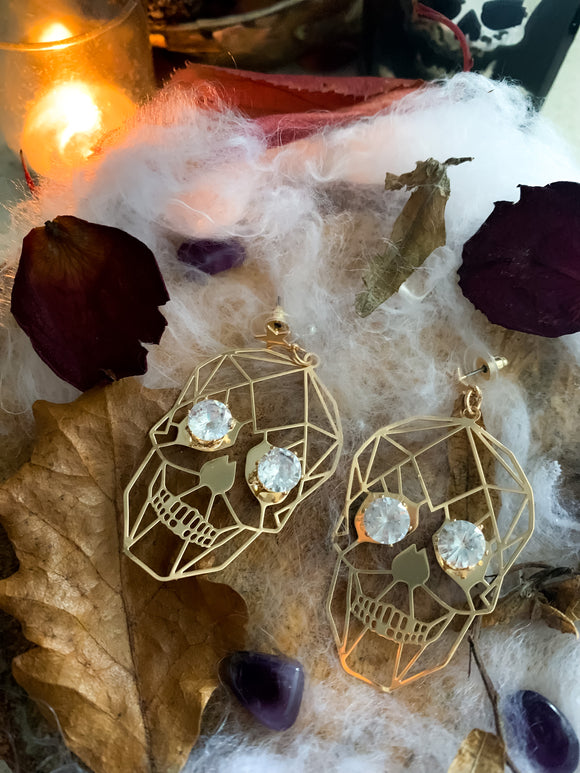 Skull earrings